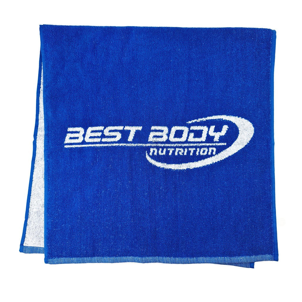 Fitness Handtuch 50 x 100 - blau - Design Best Body Nutrition - Stück (100% off)