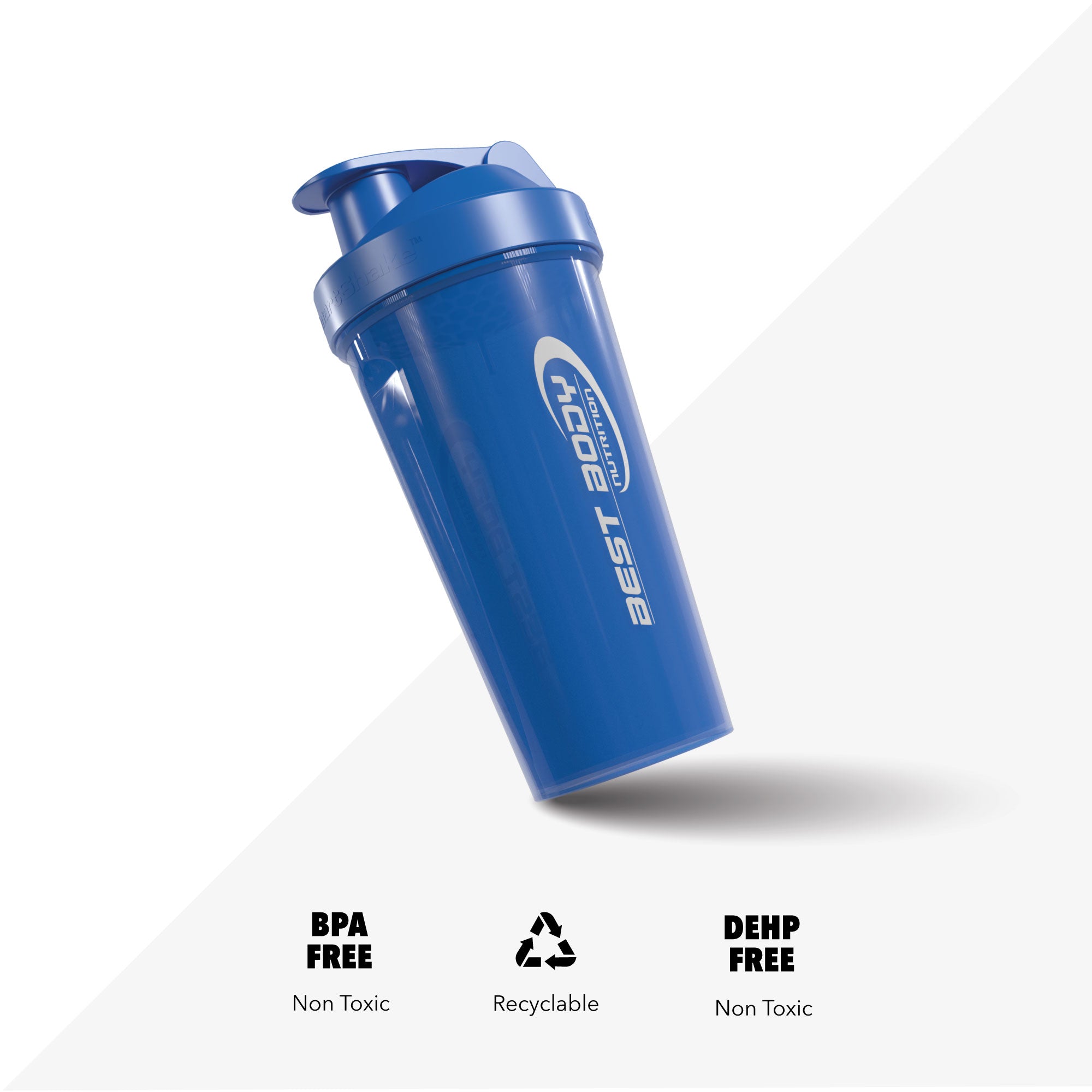 Eiweiß Shaker - blau - Design Best Body Nutrition - Stück#farbe_blau