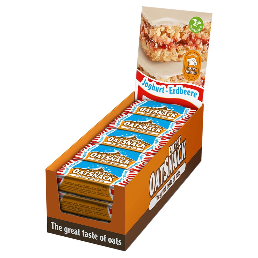 Oat Snack Riegel - Joghurt Erdbeere - 65 g Riegel#geschmack_joghurt-erdbeere