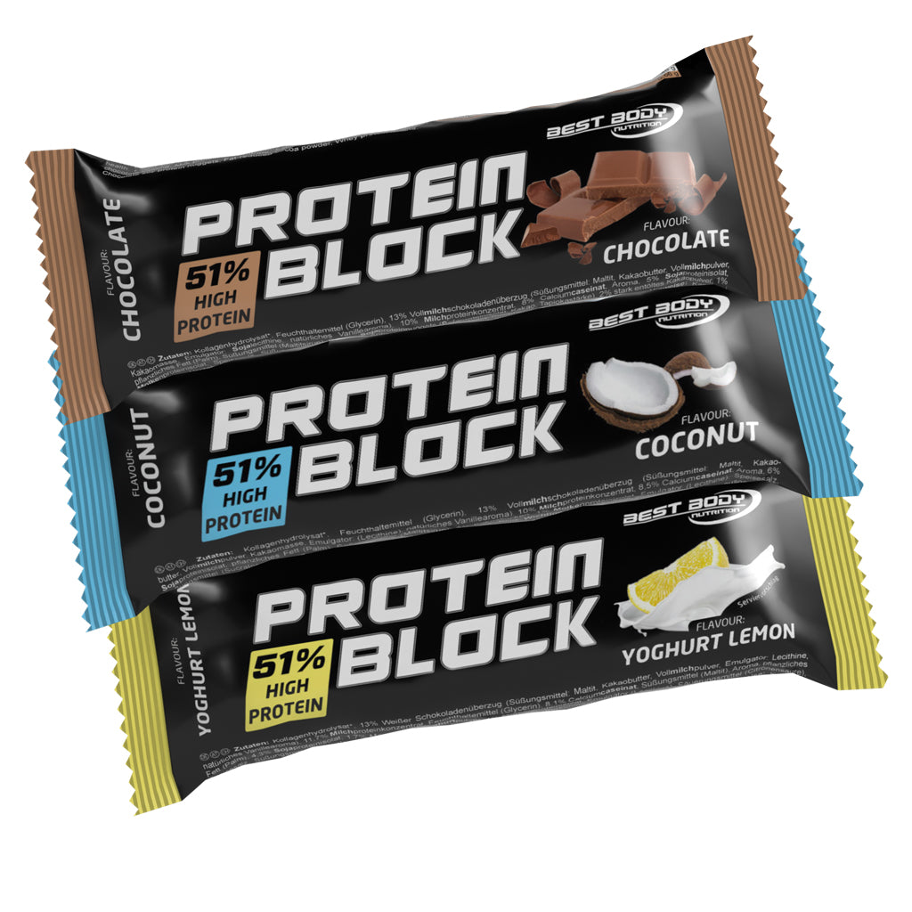 Protein Block - Mix Box - 15 x 90 g Riegel#_