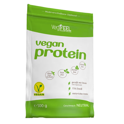 Vegan Protein - Neutral - 500 g Zipp-Beutel#geschmack_neutral