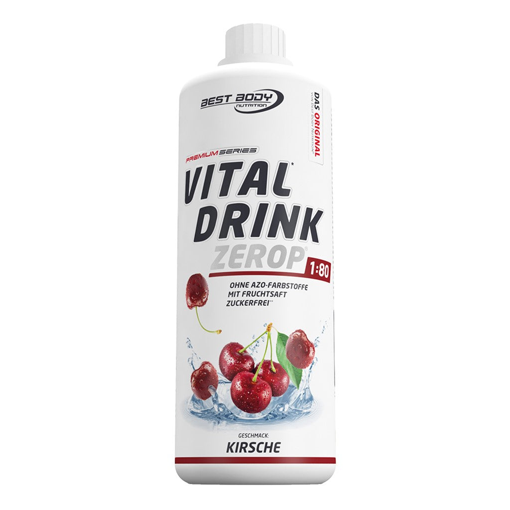 Vital Drink Zerop - Kirsche - 1000 ml Flasche