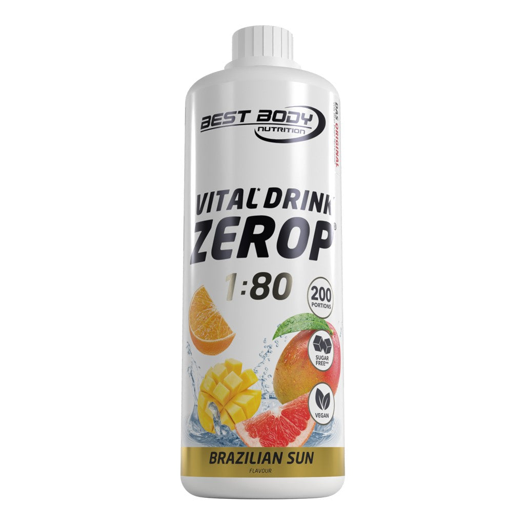 Vital Drink Zerop - Brazilian Sun - 1000 ml Flasche#geschmack_brazilian-sun