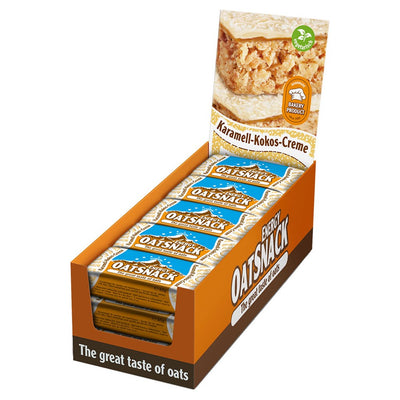 Oat Snack Riegel - Karamell Kokos Creme - 65 g Riegel
