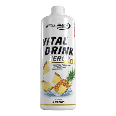 Vital Drink Zerop - Ananas - 1000 ml Flasche#geschmack_ananas