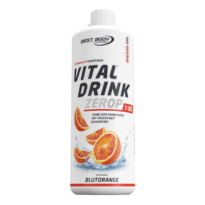 Vital Drink Zerop - Blutorange - 1000 ml Flasche