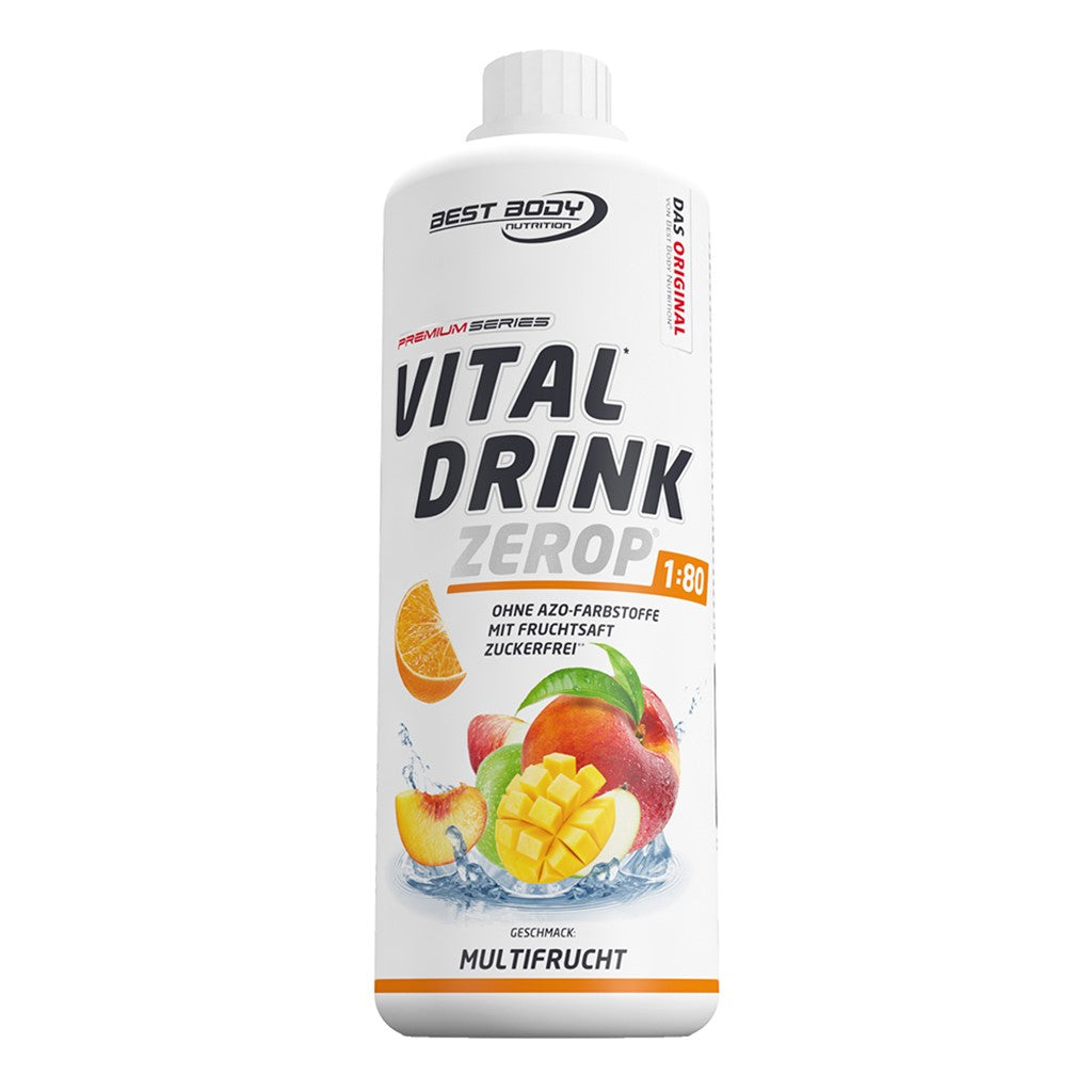 Vital Drink Zerop - Multifrucht - 1000 ml Flasche