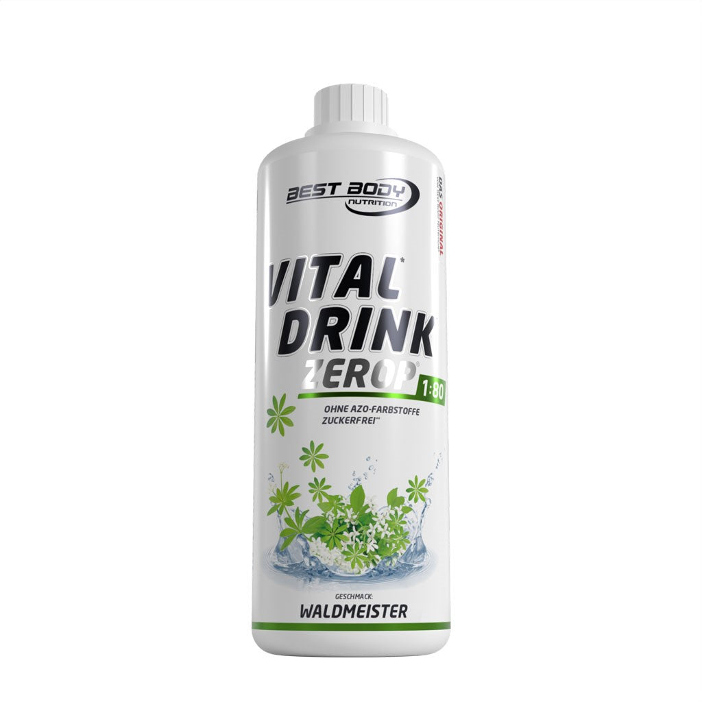 Vital Drink Zerop - Waldmeister - 1000 ml Flasche#geschmack_waldmeister