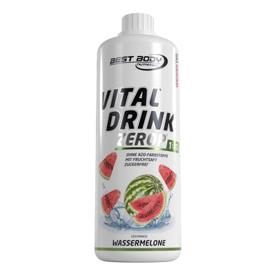 Vital Drink Zerop - Wassermelone - 1000 ml Flasche#geschmack_wassermelone