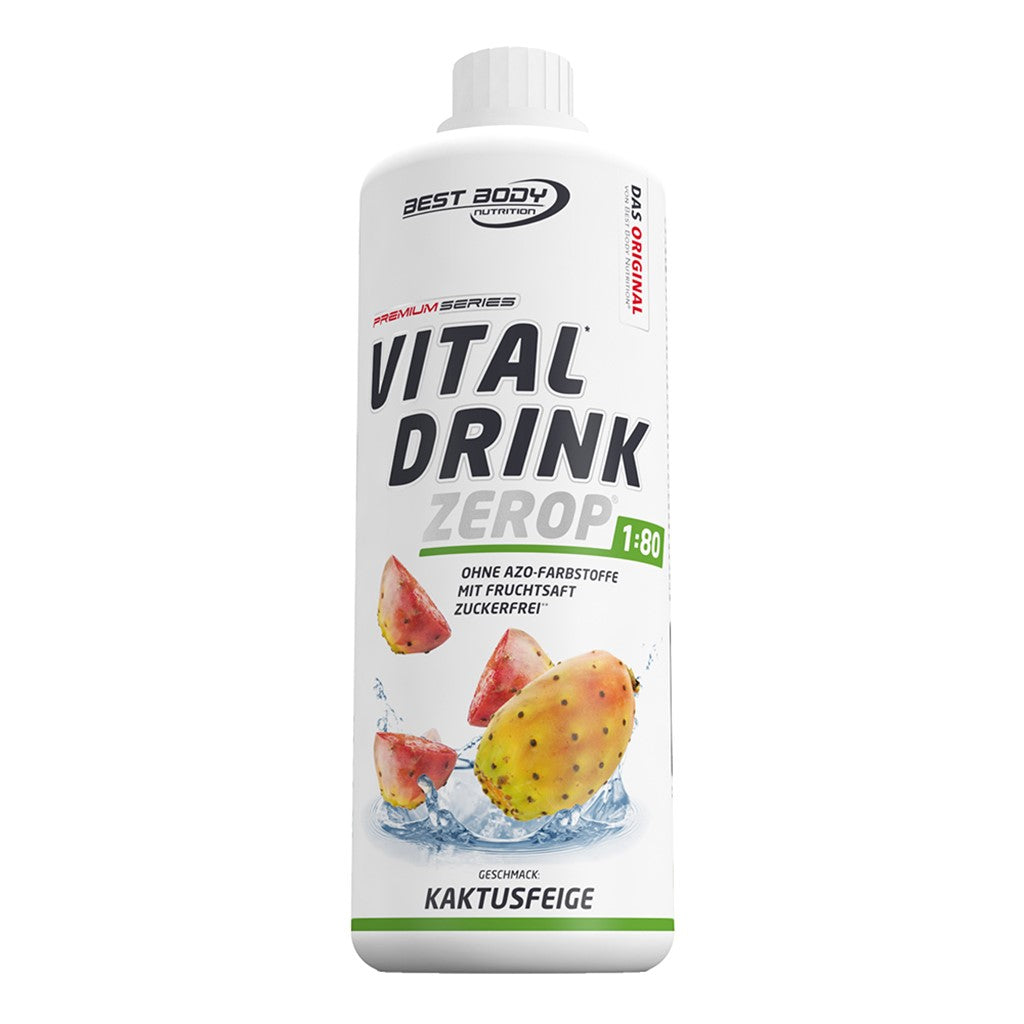 Vital Drink Zerop - Kaktusfeige - 1000 ml Flasche