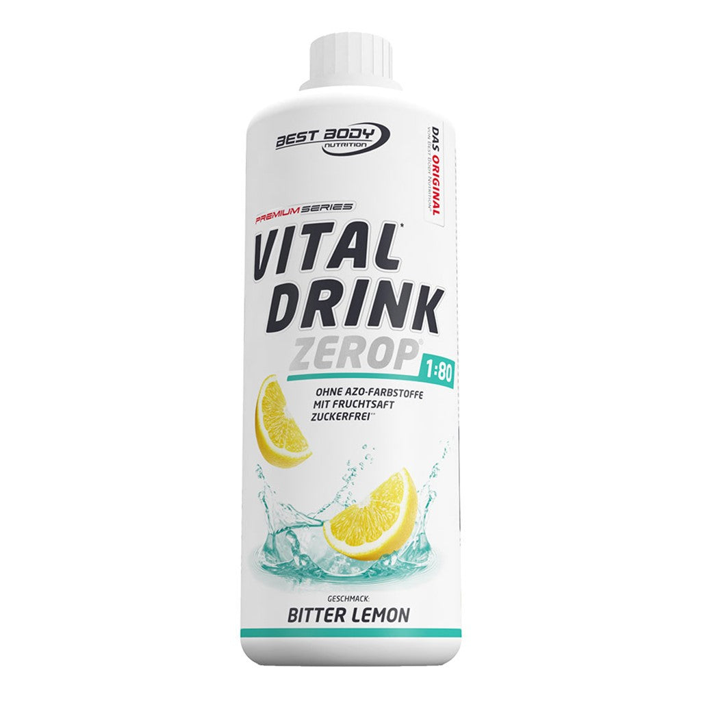 Vital Drink Zerop - Bitter Lemon - 1000 ml Flasche#geschmack_bitter-lemon