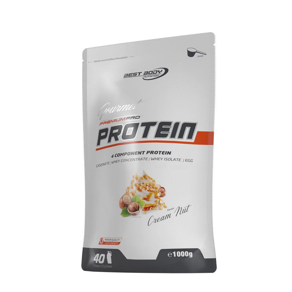 Gourmet Premium Pro Protein - Cream Nut - 1000 g Zipp-Beutel#geschmack_cream-nut