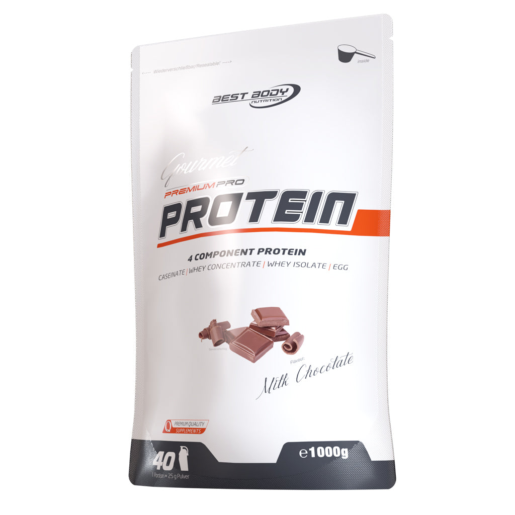 Gourmet Premium Pro Protein - Milk Chocolate - 1000 g Zipp-Beutel#geschmack_milk-chocolate