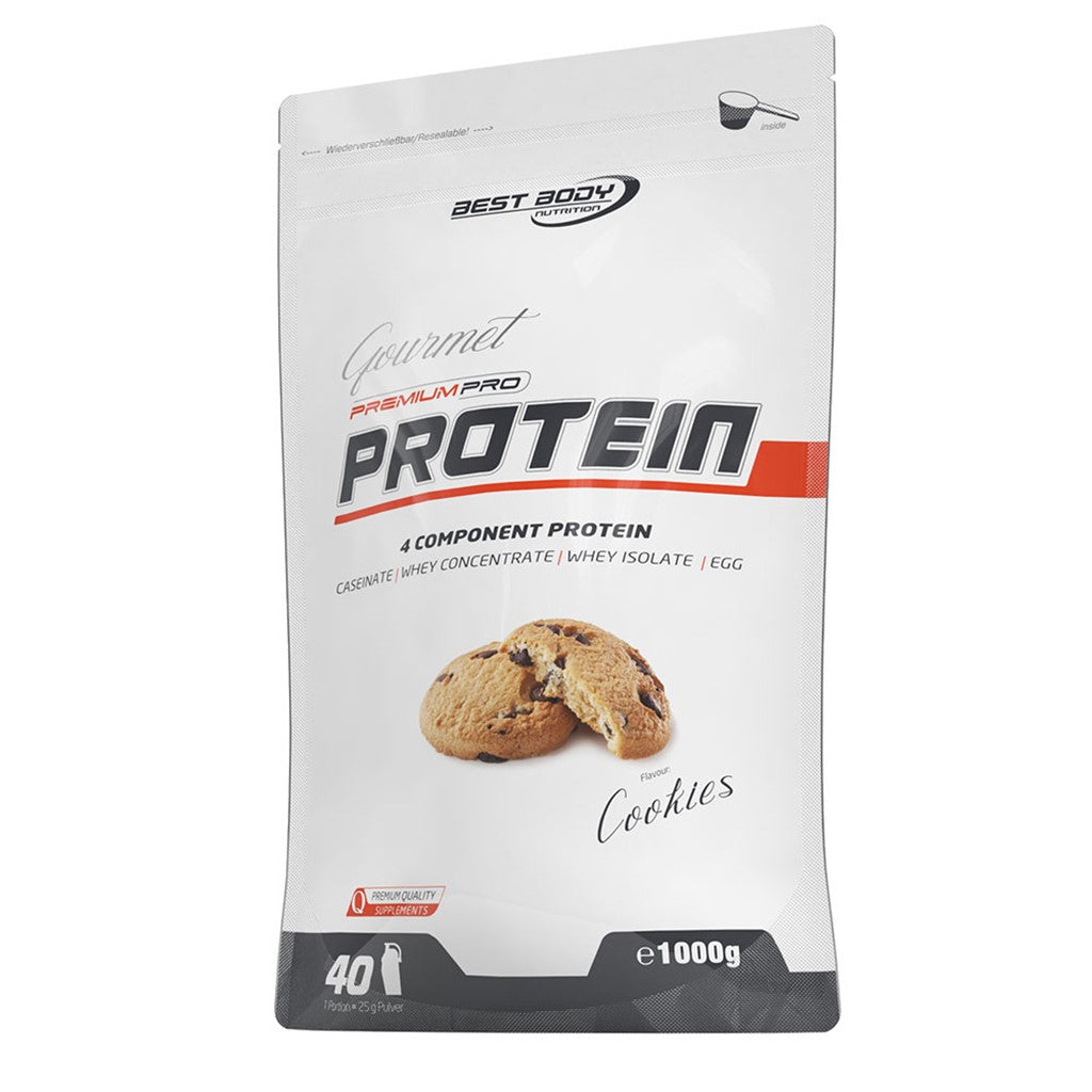 Gourmet Premium Pro Protein - Cookies - 1000 g Zipp-Beutel#geschmack_cookies