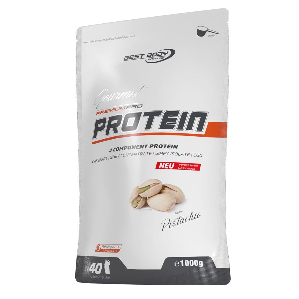 Gourmet Premium Pro Protein - Pistachio - 1000 g Zipp-Beutel#geschmack_pistachio