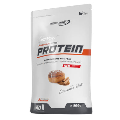 Gourmet Premium Pro Protein - Cinnamon Roll - 1000 g Zipp-Beutel#geschmack_cinnamon-roll
