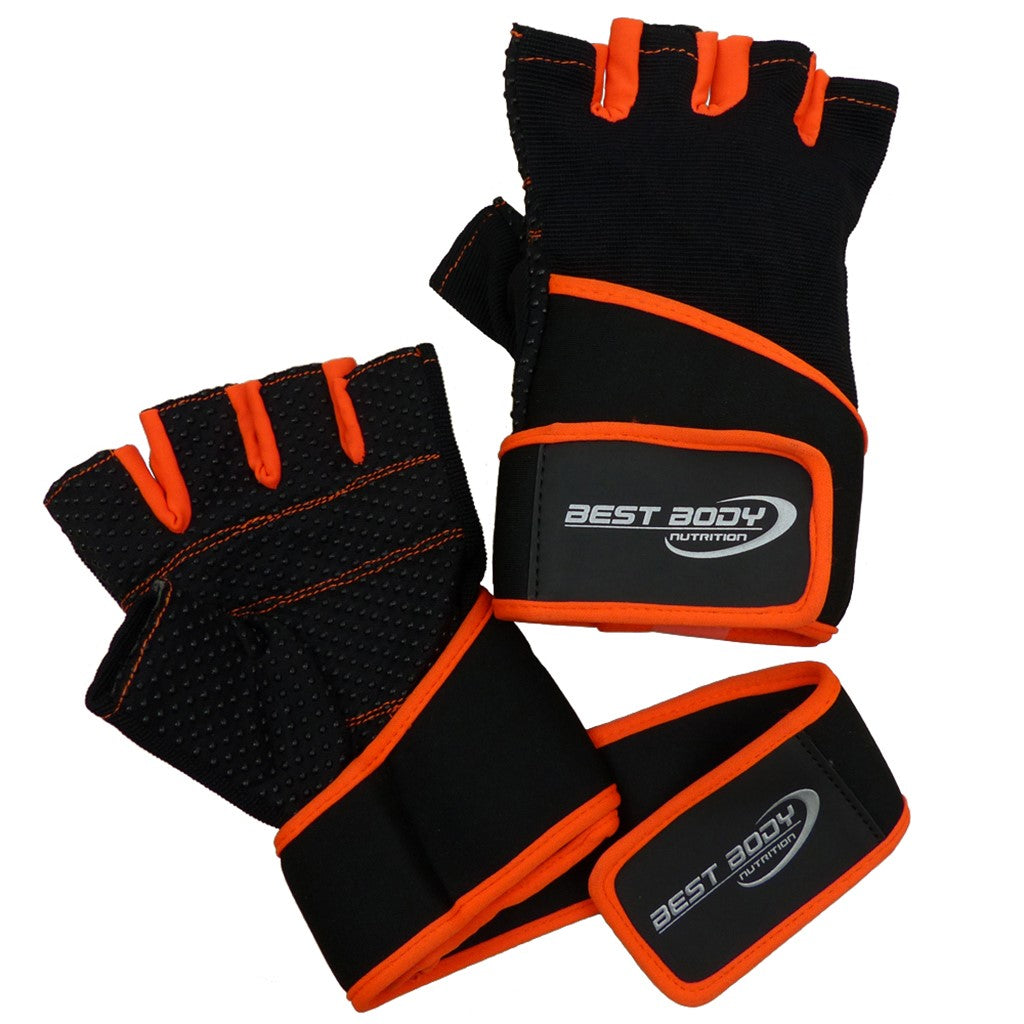 Fitnesshandschuhe Fun - orange - S - Paar#gr--e_s