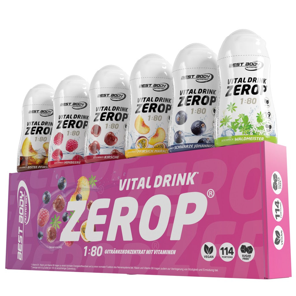 Vital Drink Zerop - Mix Tray - 6 x 48 ml Squeeze Flasche#_