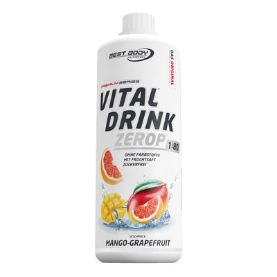 Vital Drink Zerop - Mango Grapefruit - 1000 ml Flasche