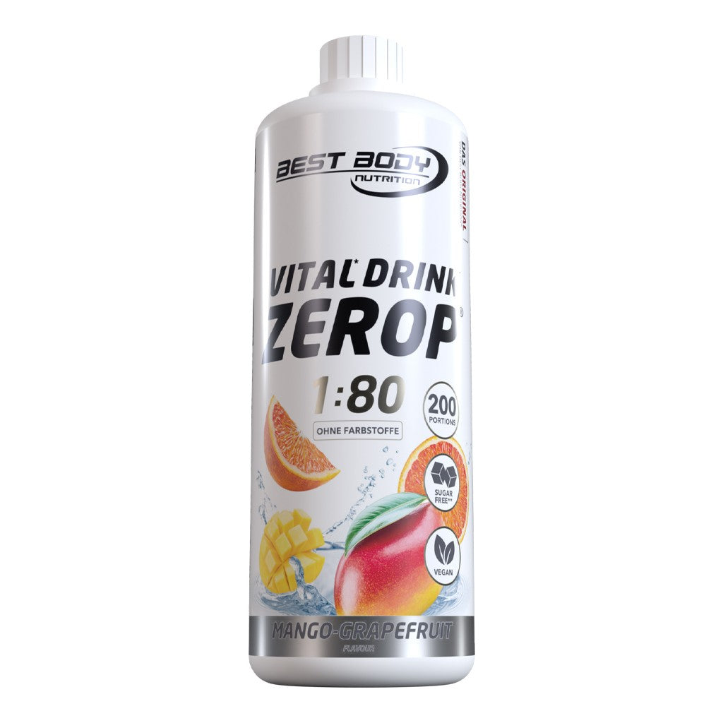 Vital Drink Zerop - Mango Grapefruit - 1000 ml Flasche#geschmack_mango-grapefruit