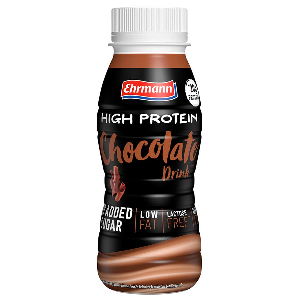 High Protein Drink - RTD - Chocolate - 250 ml PET Flasche