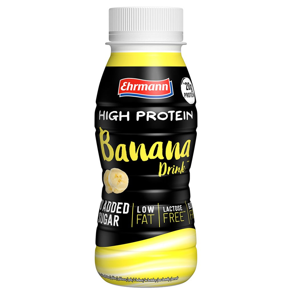 High Protein Drink - RTD - Banana - 250 ml PET Flasche