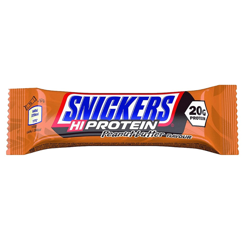Snickers HIPROTEIN Bar - Peanutbutter - 57 g Riegel#geschmack_peanutbutter