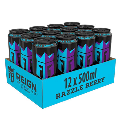 BCAA Energy Drink - REIGN - RTD - Razzle Berry - 500 ml Dose#geschmack_razzle-berry