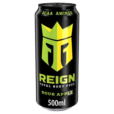 BCAA Energy Drink - REIGN - RTD - Sour Apple - 500 ml Dose#geschmack_sour-apple