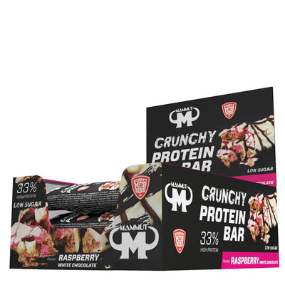 Crunchy Protein Bar - Raspberry White Chocolate - 45 g Riegel#geschmack_raspberry-white-chocolate