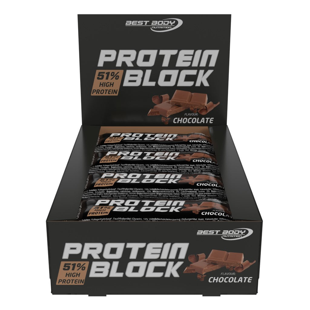 Protein Block - Chocolate - 90 g Riegel#geschmack_chocolate