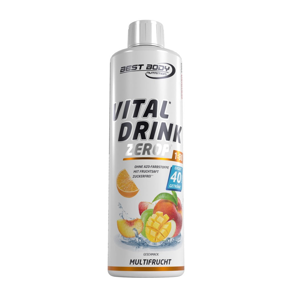 Vital Drink Zerop - Multifrucht - 500 ml Flasche#geschmack_multifrucht