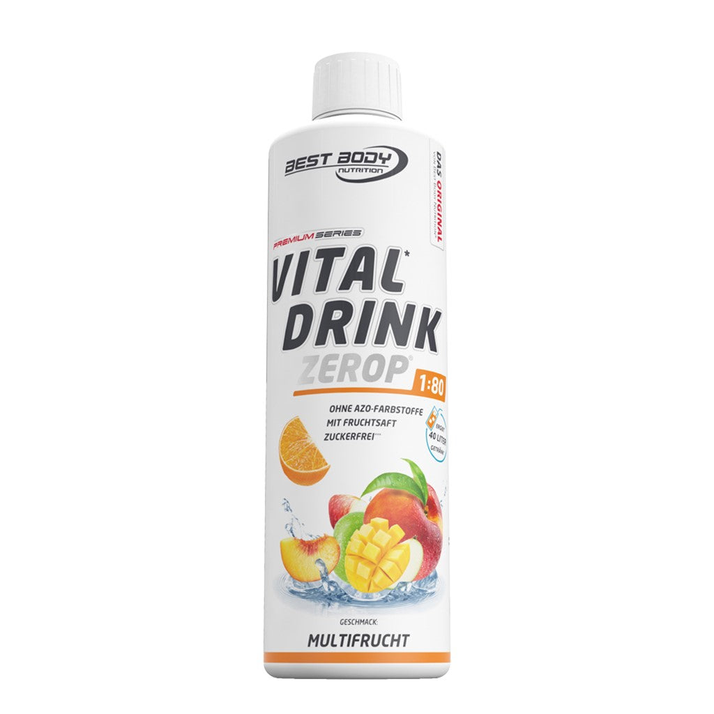 Vital Drink Zerop - Multifrucht - 500 ml Flasche#geschmack_multifrucht