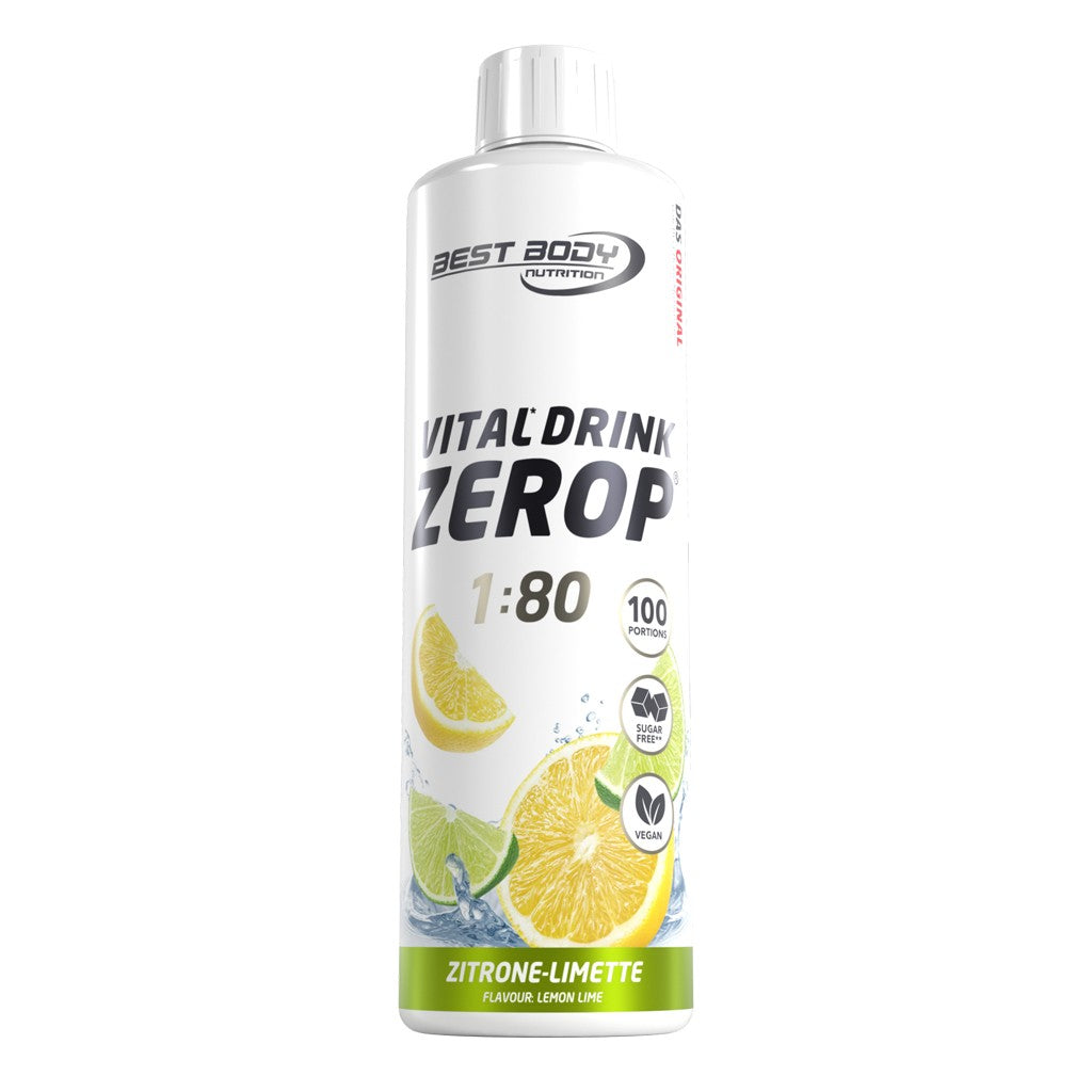 Vital Drink Zerop - Zitrone Limette - 500 ml Flasche#geschmack_zitrone-limette