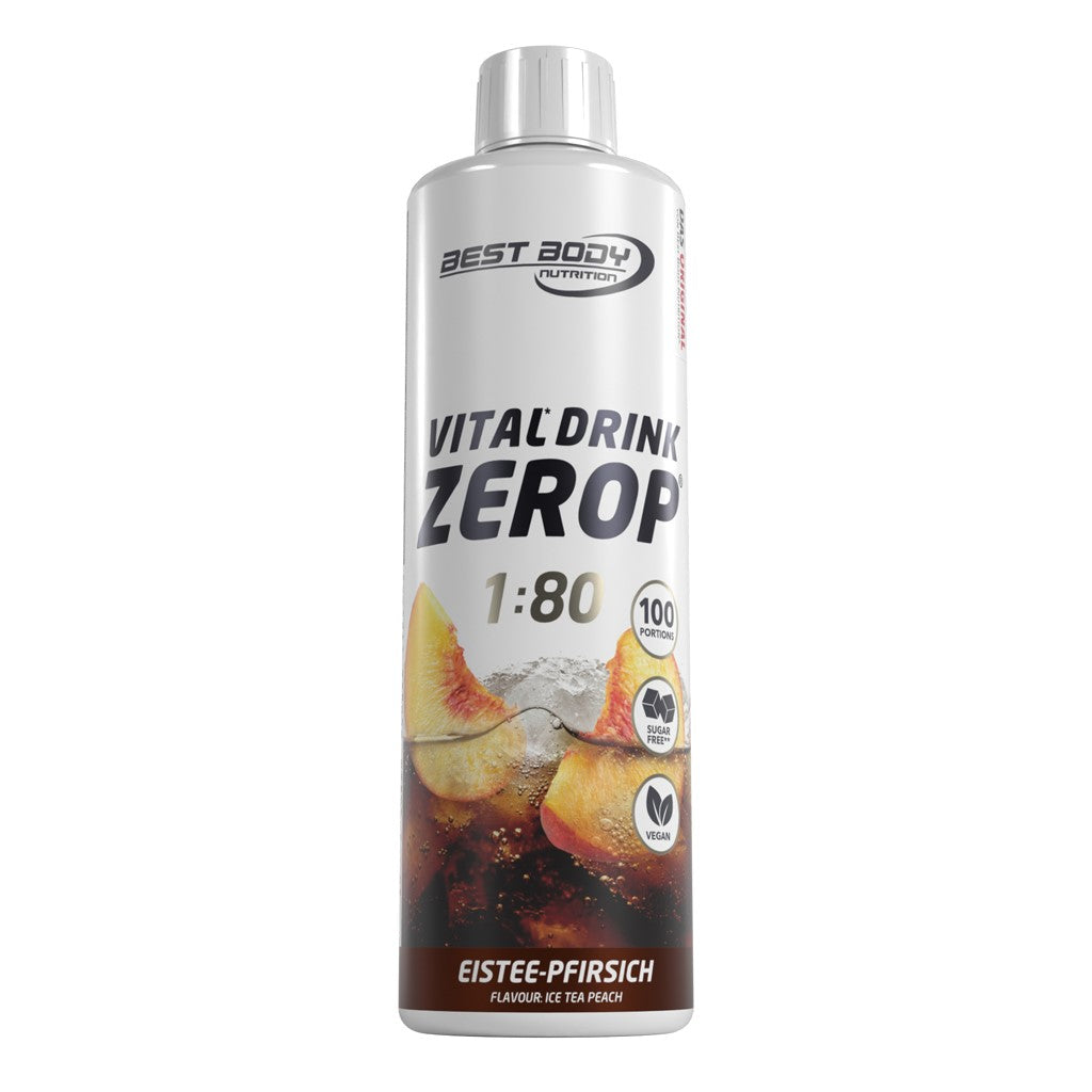 Vital Drink Zerop - Eistee Pfirsich - 500 ml Flasche#geschmack_eistee-pfirsich