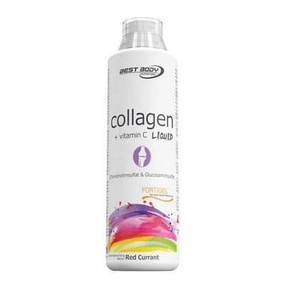 Collagen Liquid plus Vitamin C - Red Currant - 500 ml Flasche#_