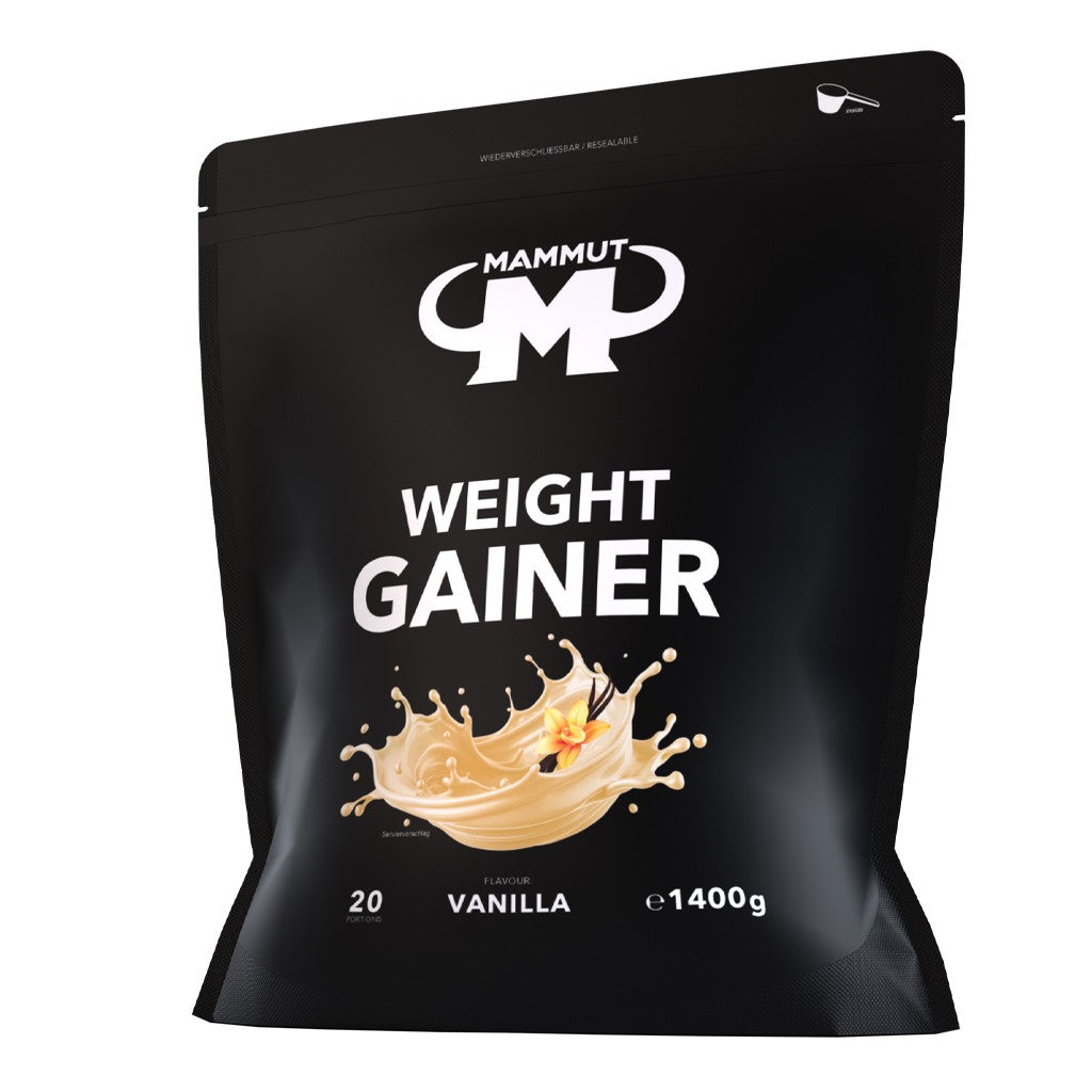 Weight Gainer Crash 5000 - Vanilla - 1400 g Zipp-Beutel#geschmack_vanille