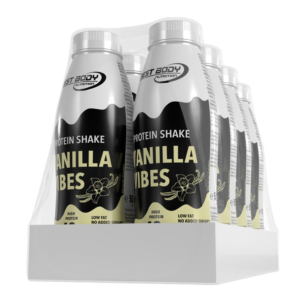 Protein Shake - RTD - Vanilla Vibes - 500 ml PET Flasche#geschmack_vanilla-vibes