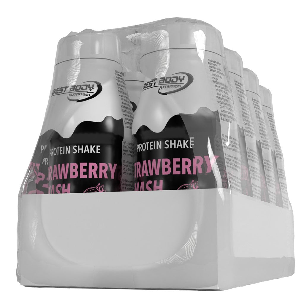 Protein Shake - RTD - Strawberry Smash - 500 ml PET Flasche#geschmack_strawberry-smash