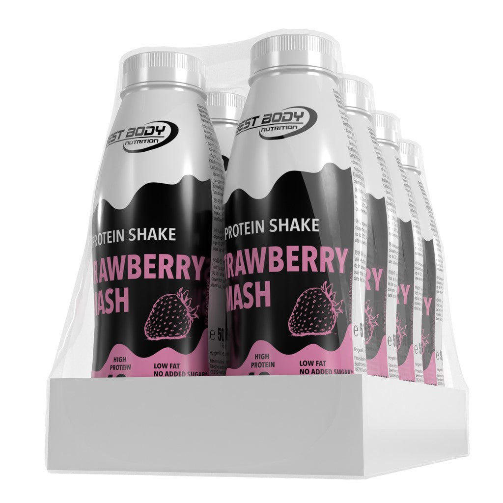 Protein Shake - RTD - Strawberry Smash - 500 ml PET Flasche#geschmack_strawberry-smash