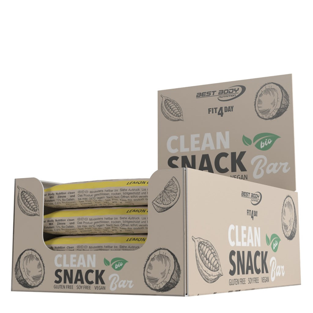 Bio Clean Snack Bar - Lemon & Coconut - 50 g Riegel#geschmack_lemon-coconut