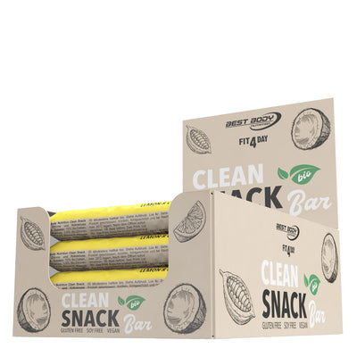 Bio Clean Snack Bar - Lemon & Coconut - 50 g Riegel#geschmack_lemon-coconut