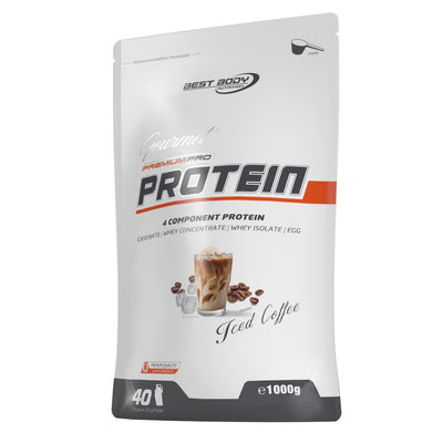 Gourmet Premium Pro Protein - Iced Coffee - 1000 g Zipp-Beutel#geschmack_iced-coffee