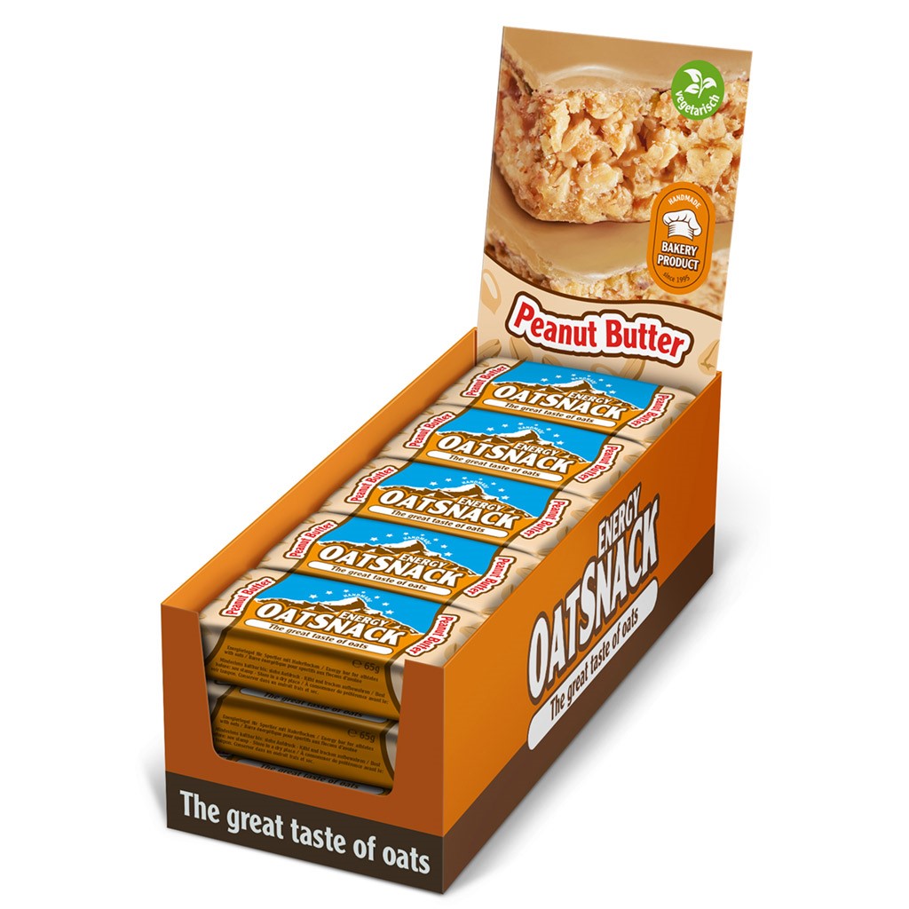Oat Snack Riegel - Peanut Butter - 65 g Riegel