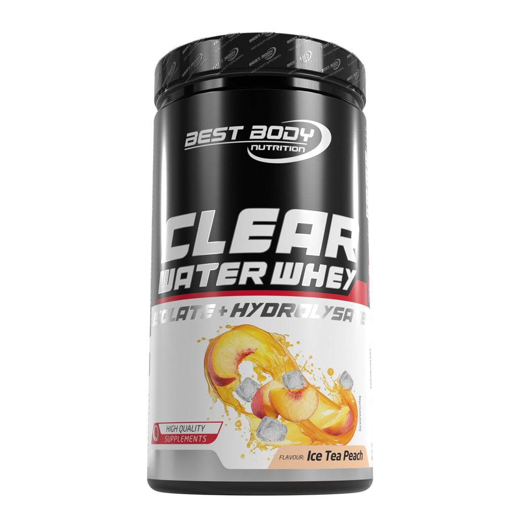 Clear Water Whey Isolate + Hydrolysate - Ice Tea Peach - 450 g Dose#geschmack_ice-tea-peach