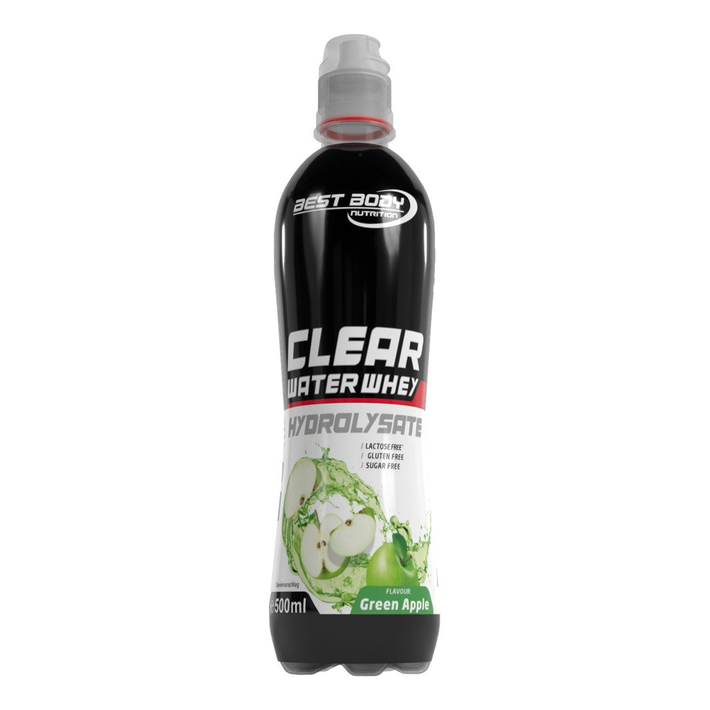 Clear Water Whey Drink - RTD - Green Apple - 500 ml PET Flasche