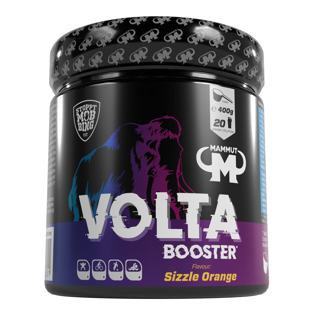 Volta Pre-Workout Booster - Sizzle Orange - 400g Dose#_