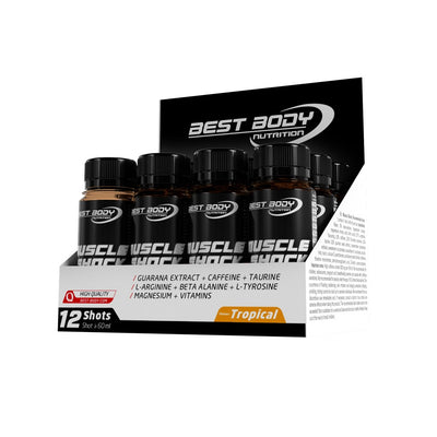 Muscle Shock Shot - Tropical - 12 Shots à 60 ml#_