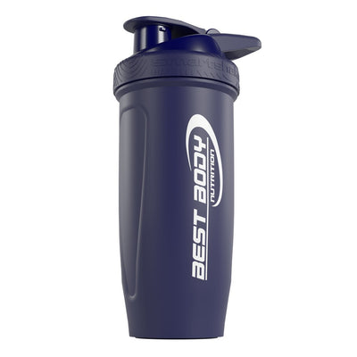 Edelstahl Shaker - Reforce Navy Blue Matt - Design Best Body Nutrition - Stück#farbe_matt-dunkelblau