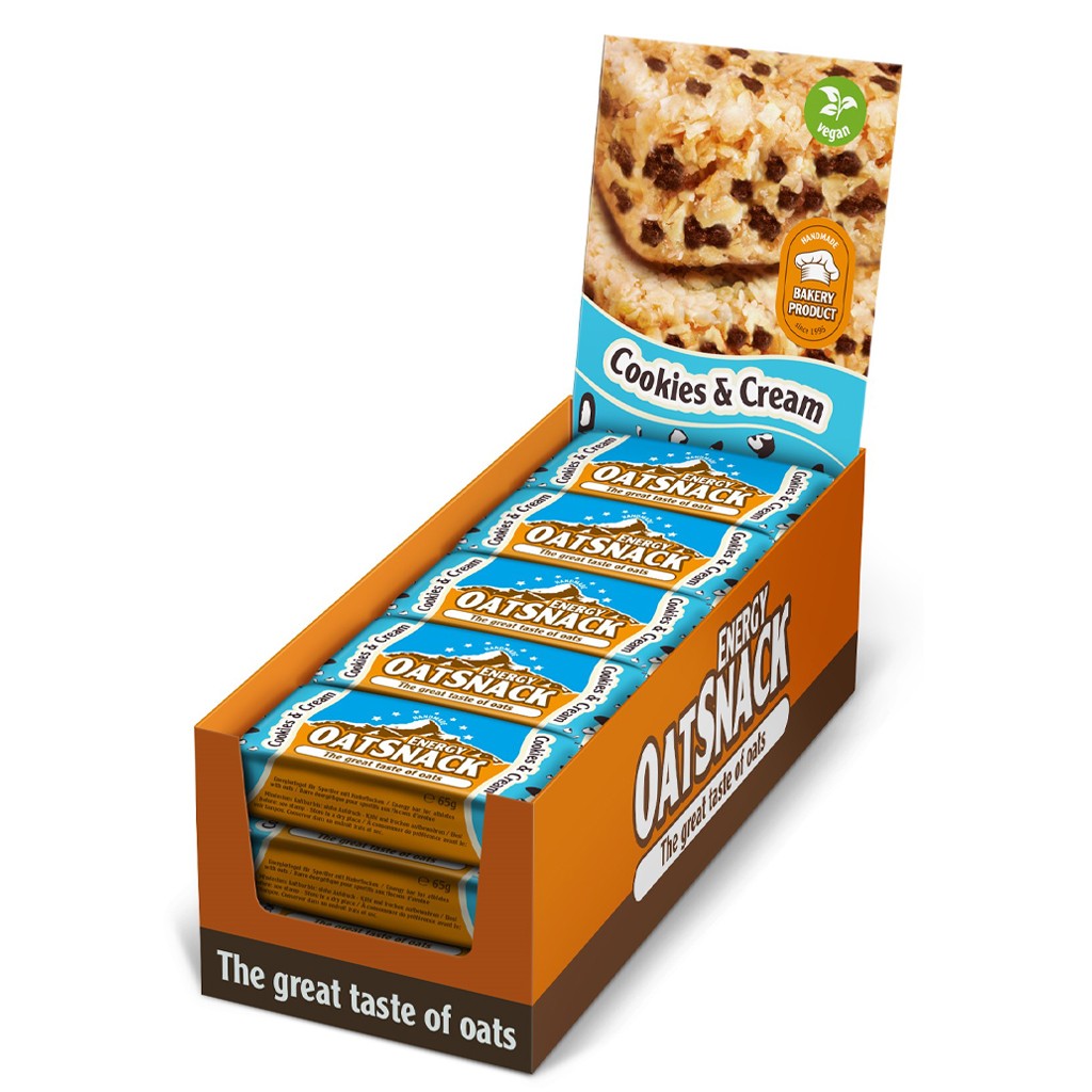 Oat Snack Riegel - Cookies & Cream - 65 g Riegel#geschmack_cookies---cream